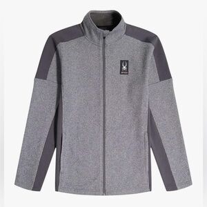 Spyder Men's Mendoza Full Zip Jacket Grey Large NWT